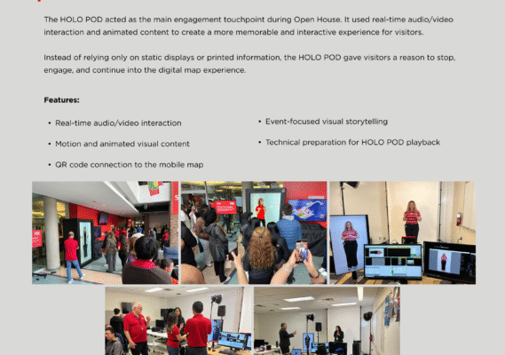 HOLO POD & Open House Way-finding Experience 11